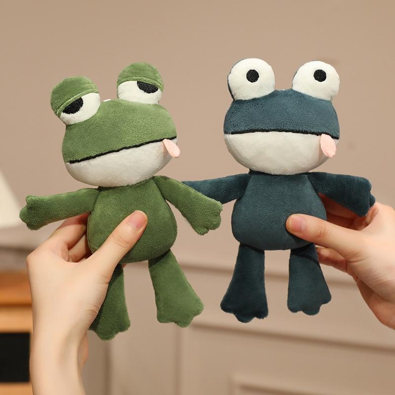 18Cm Ugly Frog Plush Toys Soft Stuffed Cartoon Animal Doll Kawaii Pendant Bag Keychain Decoration
