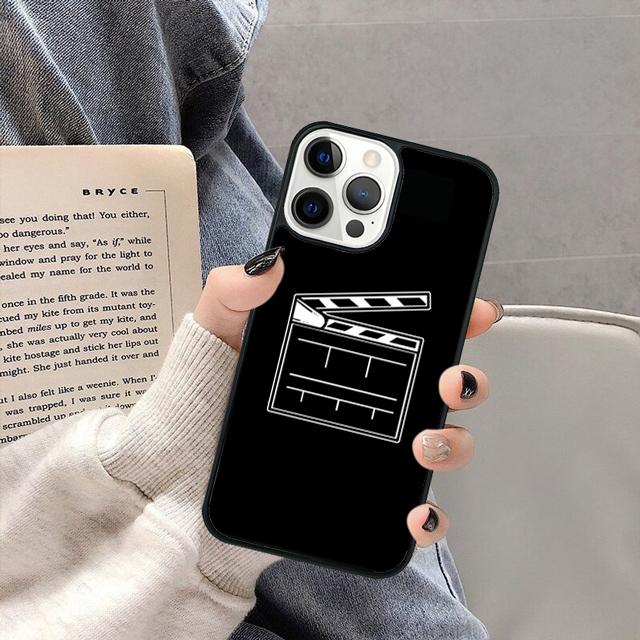 Film Movie Maker Clapper Board Phone Case Cover for iPhone 17 Air 16 16e 15 13 14 11 12 Pro Max Plus Coque Fundas