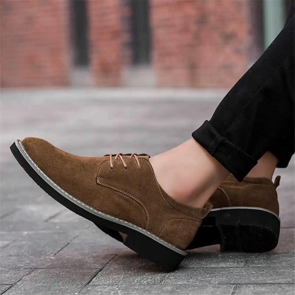 Anti-slip Low Plus Size Dresses Heels Fitness Brown Dress Shoes Men Sneakers Sport Krasovki Temis Products From China