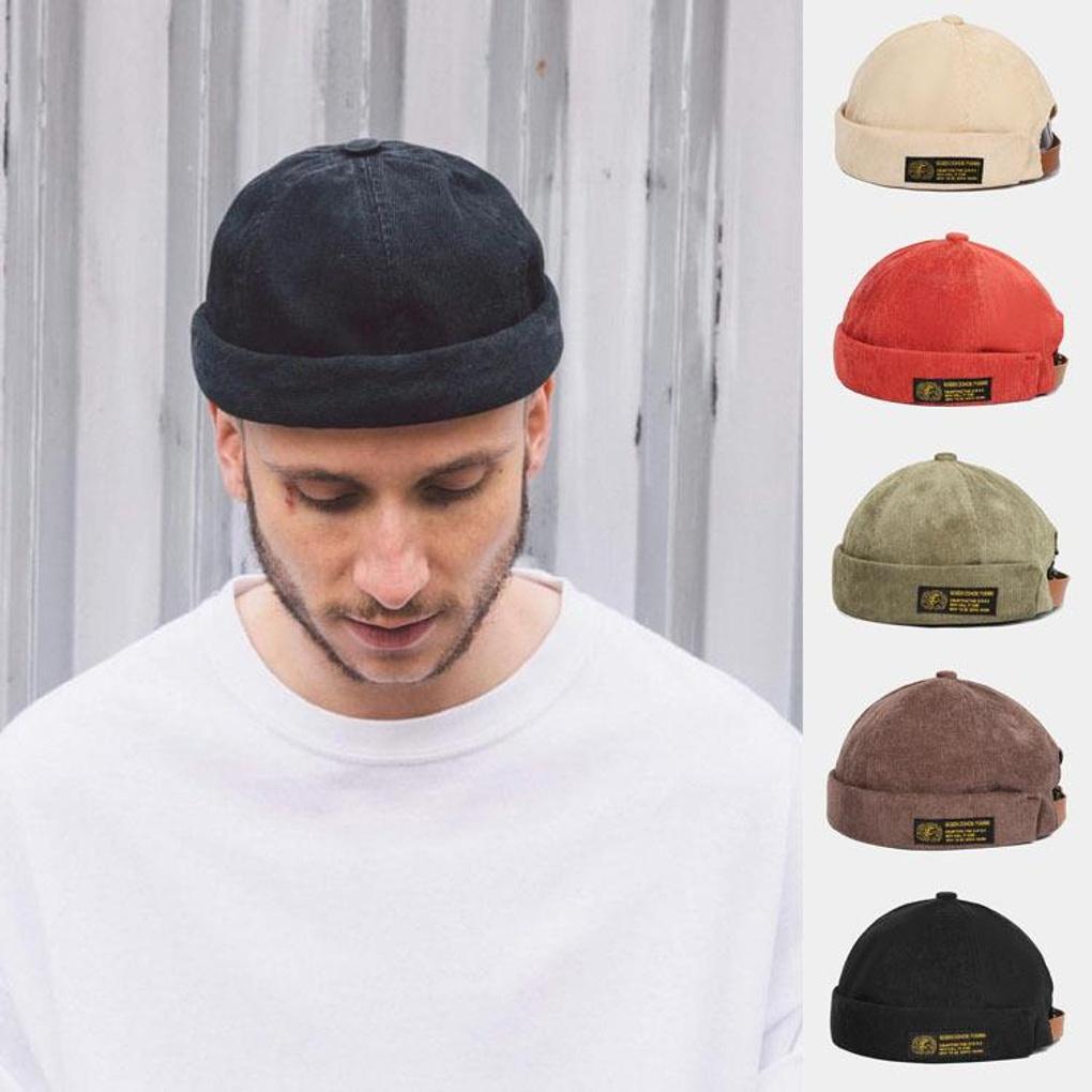 Women's Fashion Daily Corduroy Retro Watch Cap Hat