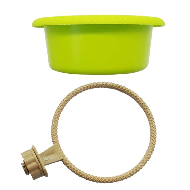 Plastic Bird Water Bath Box Parrots Parakeets Hanging Birdbath Cage Basins 1