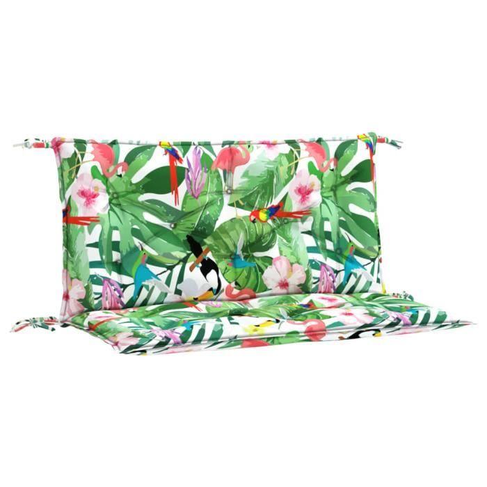 VidaXL Garden Bench Cushions Set of 2 Multicolour 100x50x7 Cm 361673