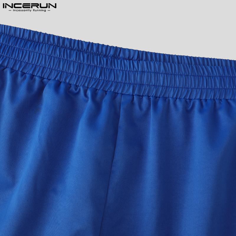 INCERUN Women Men Elastic Waist Back Cutout Home Wear Mini Pants Shorts