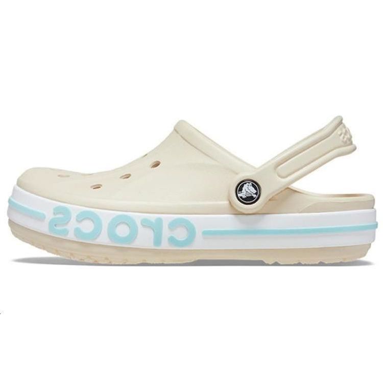 Crocs Eva Beiya Non-Slip Wear-Resistant Clogs Unisex Footwear Off-White 205089-1LI