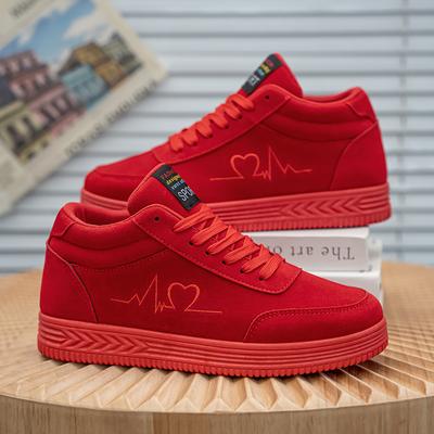 Paar-Sneakers für Herren und Damen, flach, lässig, für den Außenbereich, trendige Wanderschuhe, zum Schnüren, bequem, verschleißfest, Skateschuhe für Herren