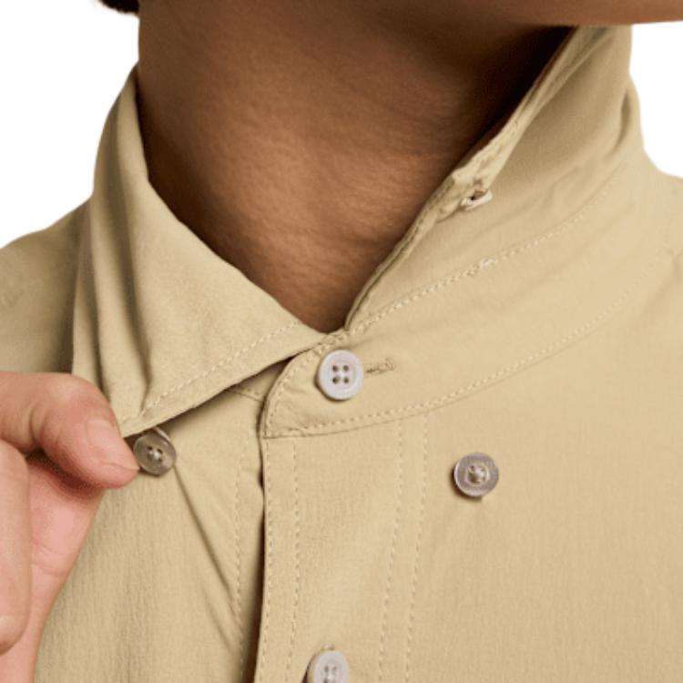 Nike ACG Series Orb Weaver Fashion Comfortable Versatile Long Sleeve Multi-Pocket Shirt Men Shirts Beige HJ2466297