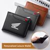 Car Driving Document ID Card Men's Short Wallet For Honda CBR 125R 954 600 650F 650R 1100XX 1000F CBR 600RR 1000RR EB1