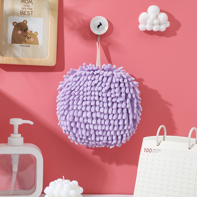 

Шениловое мультяшное быстросохнущее подвесное полотенце для рук для кухни и ванной 17x17cm with Hook