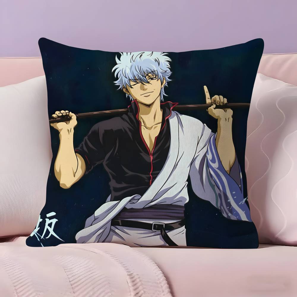 G-GINTAMA Anime Pillow Case  Ultra Soft Skin Friendly Fabric Cloud Like Comfort & Concealed Zipper