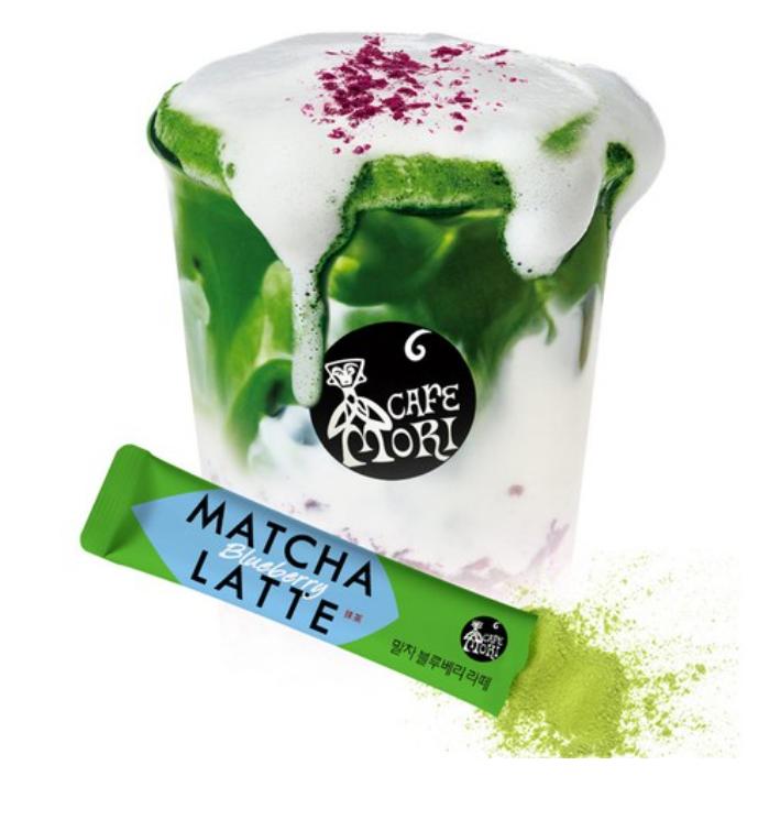 JARDIN Roasthiq Café Mori Matcha Blueberry Latte 10 Sticks