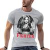 Fighterin Ronda Rousey Stilvolles Kunst T-Shirt Vintage Kleidung Vintage Oversizeds Herren Einfache T-Shirts