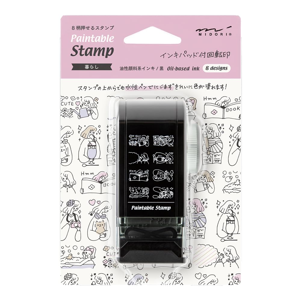 Midori Rotating Stamp Dial Living Pattern 35583006