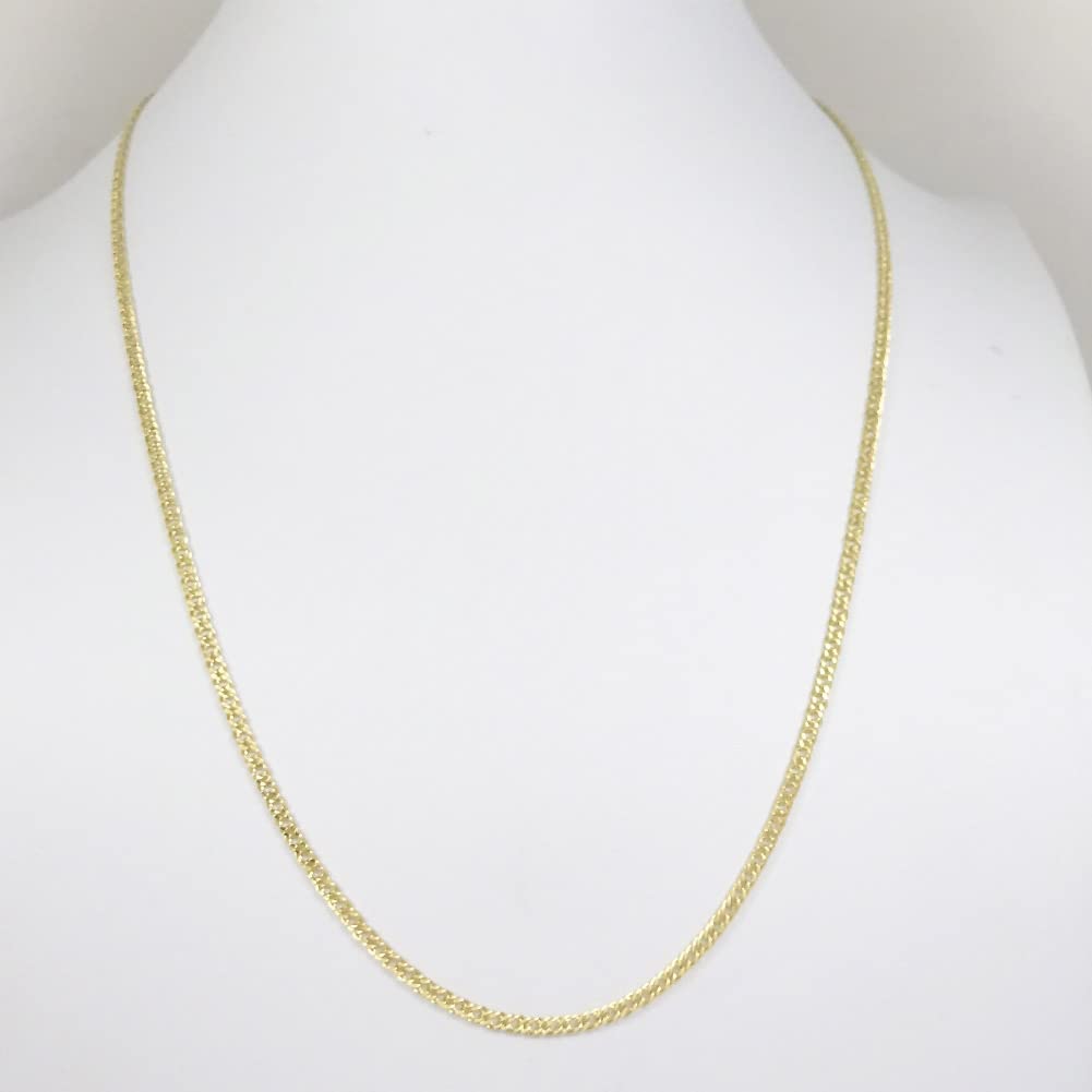 Box für Sie und 18 Karat Gold Hohl Double Kihei Unisex [Jewelry Me] (K18 Graviert) Halskette, Kette, 50cm, (Breite ca.. 2,33 mm/2,30 g)