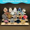 Card Display Stand, 20 Pack Small Easel Stand, Acrylic Picture Holder Stands, for Challenge Coin Graded Card Sports Card Trading