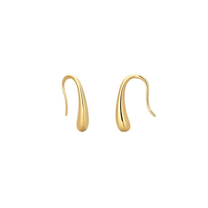 Minimalist Waterdrop Earrings Short Hair Versatile Niche Design Temperament Studs