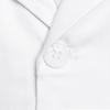 Children Unisex White Lab Coat Long Sleeve Pockets Uniform Work Wear Doctor Nurse Clothing Boy Girl White Pure Color