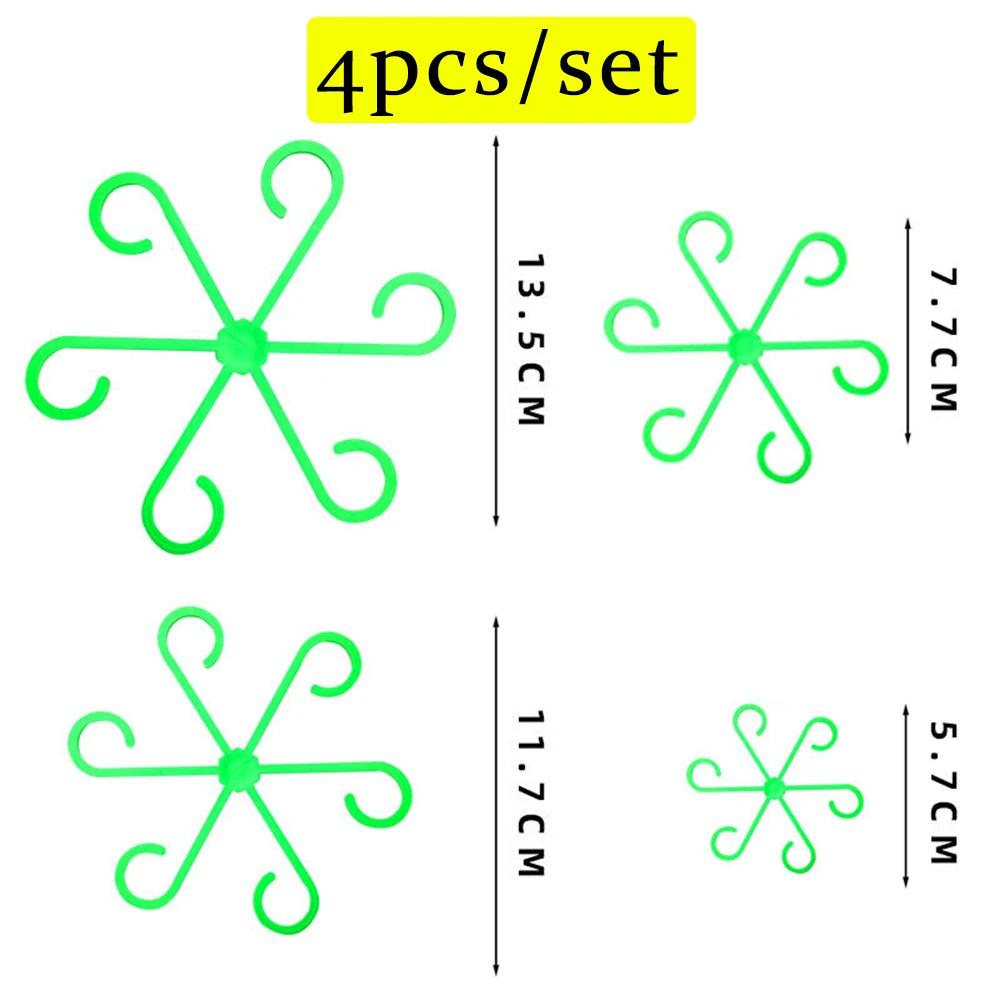 Flower Plant Stem Support Stakes Climbing Houseplant Stand Frame Plastic Garden No Stake Trellis Indoor Plant Holder Rack Hoops