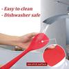 Food Grade Silicone Spoon Spatula Heat Resistant Cooking Spoon Flexible Nonstick Baking Scraper Stirring Scooping Salad Mixing