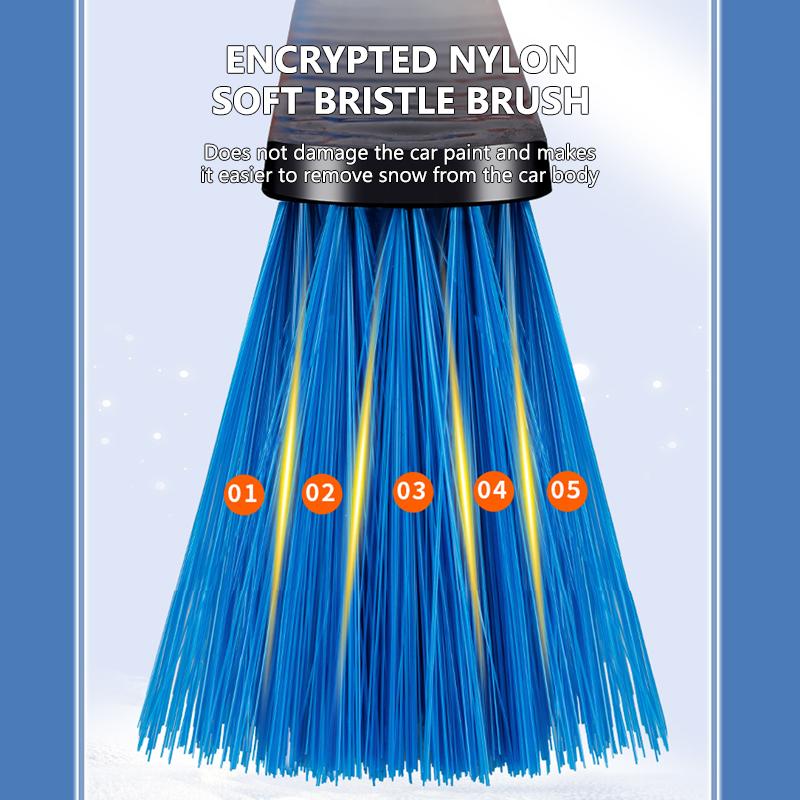 SEAMETAL 3 IN 1 Detachable Car Snow Sweeping Shovel With EVA Foam Handle Extendable Ice Scraper Car Windshield Snow Brush