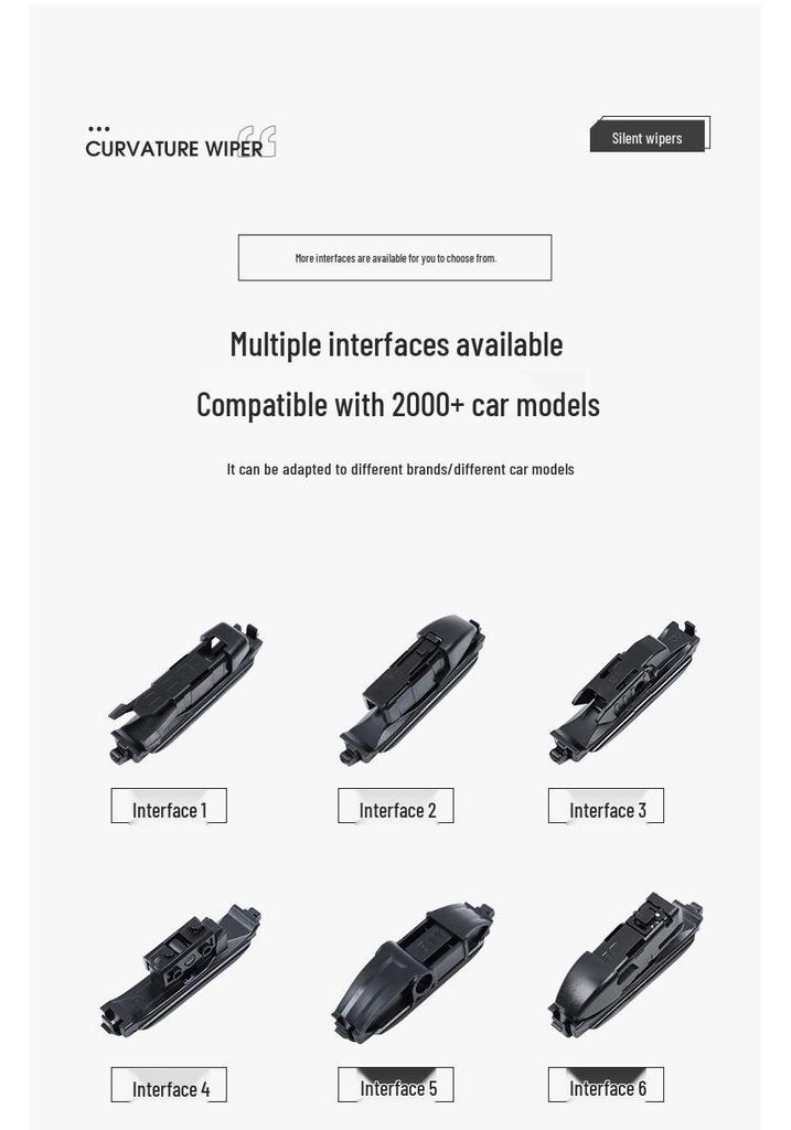 Durable Double-Layer Wiper Blade for Volkswagen POLO/Lavida - Six Strips