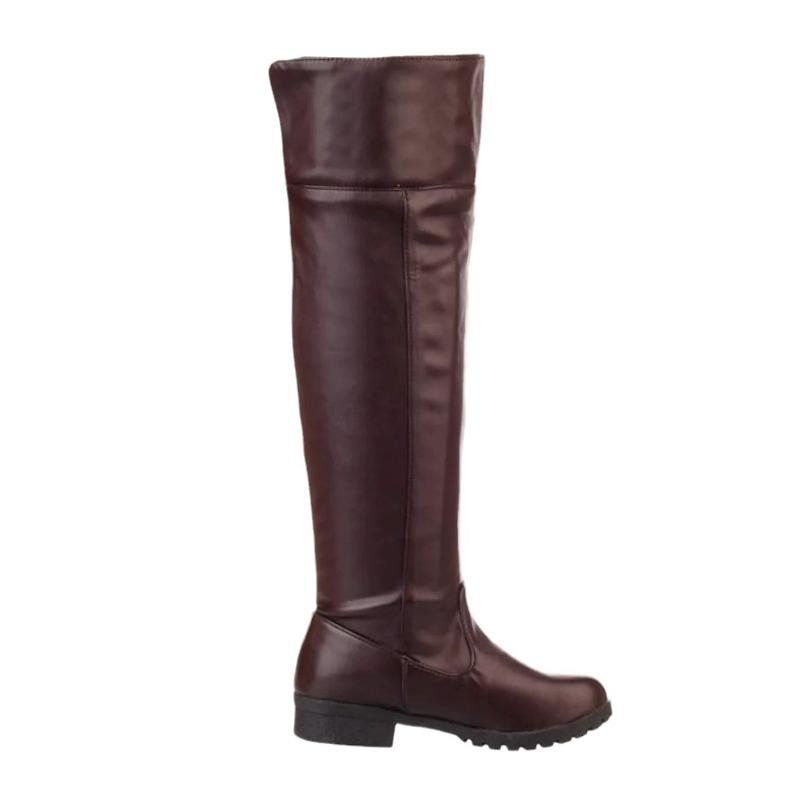 Mode Damenstiefel 2025 Neue Mode Plateau Oberschenkelhohe Stiefel Damen Party Slim Overknee Stiefel Sexy Outdoor Leichte Schuhe Frau