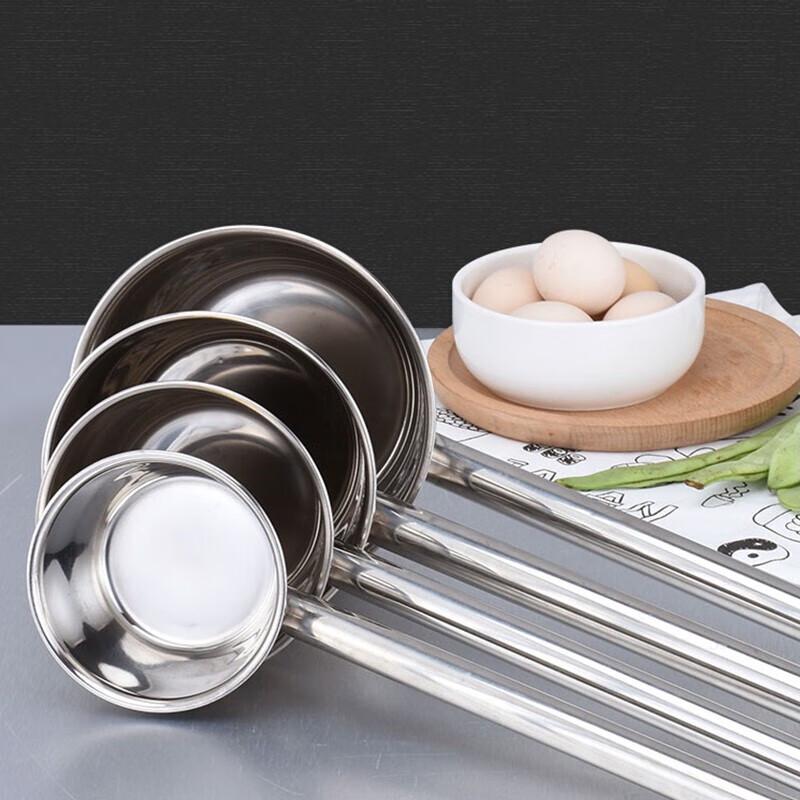 Homeglen 304 Stainless Steel Water Ladle with Square Handle