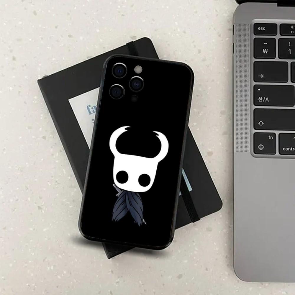 Game H-Hollow K-Knight Phone Case For Apple iPhone 15,14,13,12,11,Pro,X,XS,Max,XR,Plus,Mini Soft Black Cover
