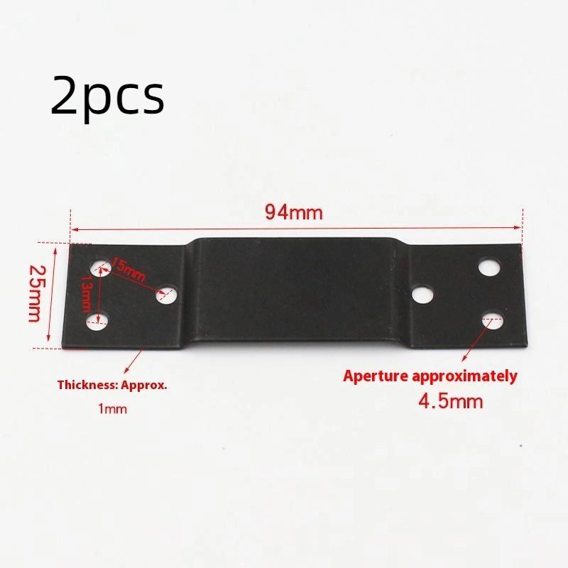 

2Pcs Stainless Steel Hanging Code Ceramic Tile Display Buckle U-Shape Corner Brackets Joint Fastener Screens Wall Support