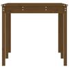 Garden Table Honey Brown 159.5 x 82.5 x 76 cm Solid Pine Wood