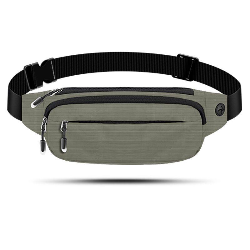 Men's Durable Waterproof Waist Bag - Large Capacity, Versatile, and Wear-Resistant for Work and Sports.
