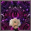 Tarots Card Tablecloth Altars Cloth Mysterious Moon Astrologys Tablecloth Table Mat Square Divinations Tapestry