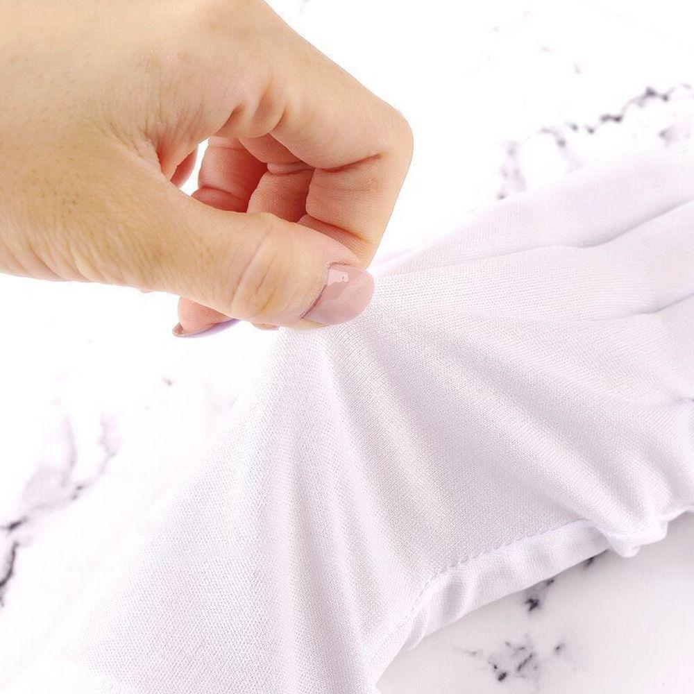 Black White Nail UV Blocking Gloves Polyester Nail Painting Gloves Nail Art Glove  Nail Art