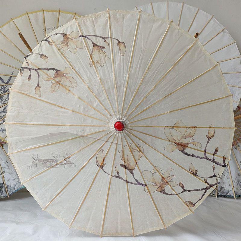 Retro Parasol Olejowy w Stylu Chińskim - Wodoodporny, Ochrona Przed Słońcem, Dekoracja Taneczna i Cheongsam