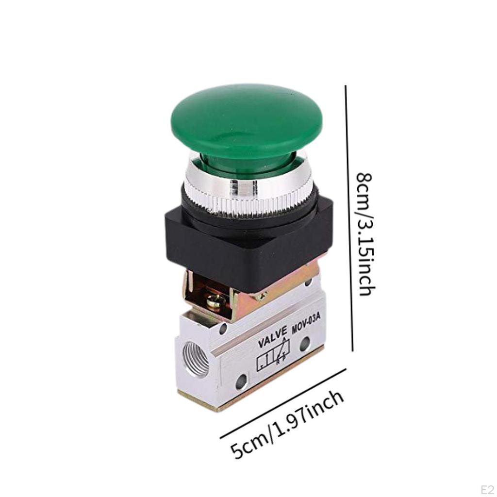 Pneumatic Mechanical Valve Air 2 Position 3 Way Accessories High Performance Heavy