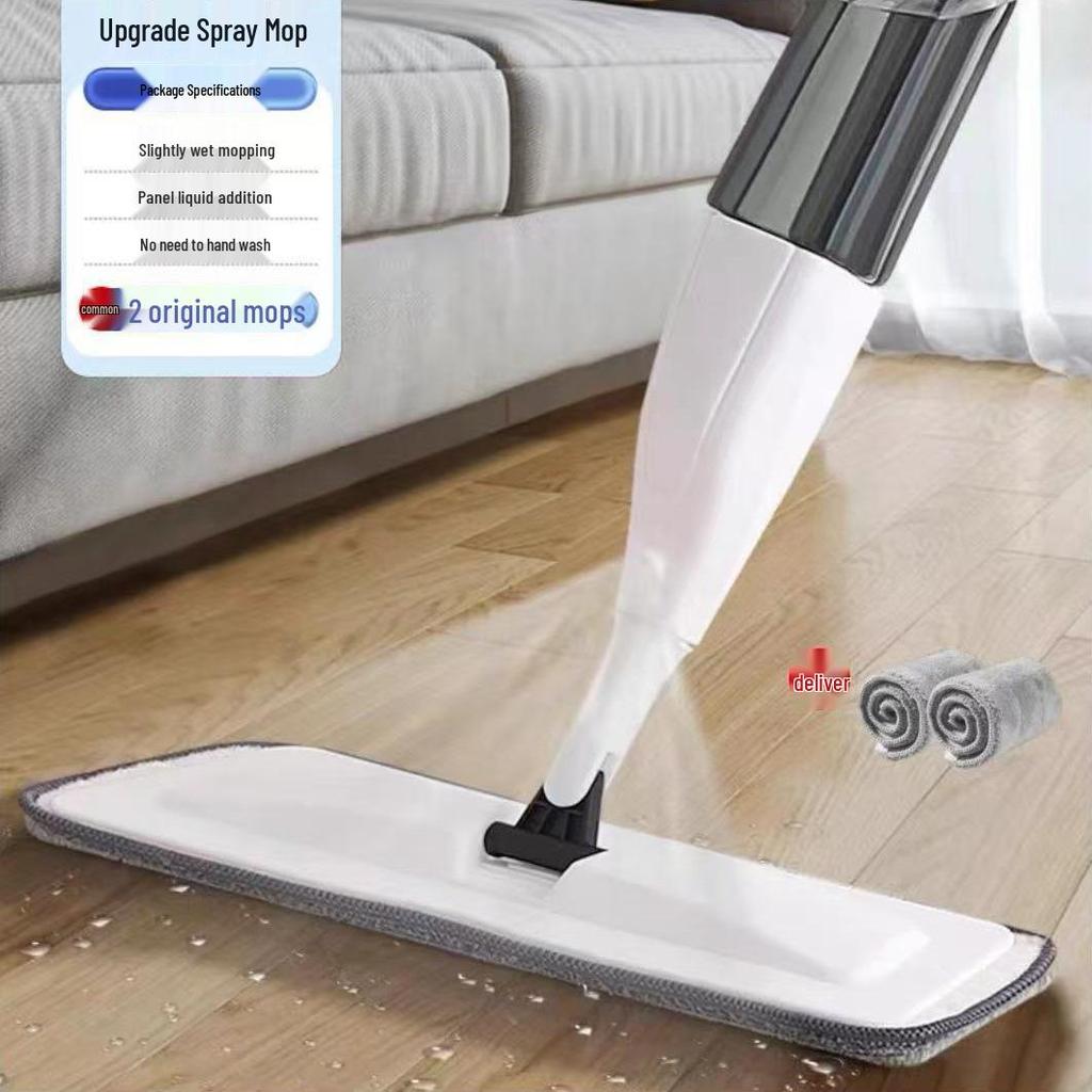 One-Step Dual-Use Spray Mop: Wet & Dry, No-Wring, Easy-Clean for Home