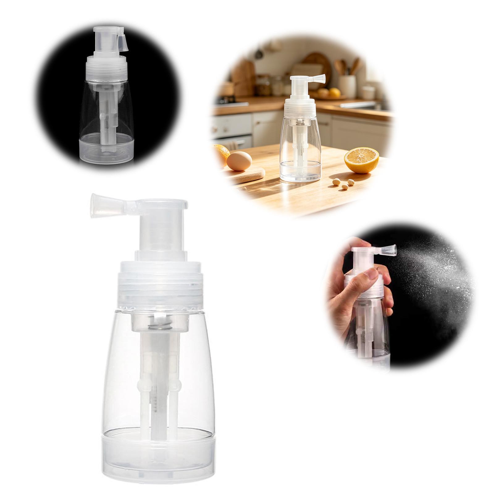 180ml Powder Spray Bottles with Locking Nozzle Pump Talcum Powder Spray Bottle Moisture-Proof for Talcum Powder Loose Powder China Mainland