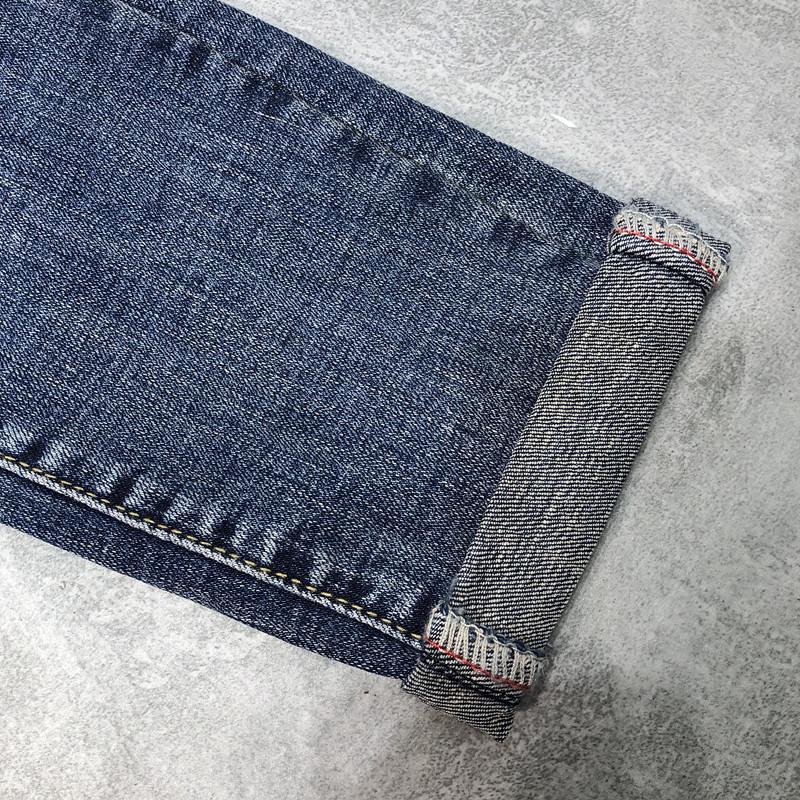 Men's Slim Washed Blue Jeans - Spring/Summer Korean Style
