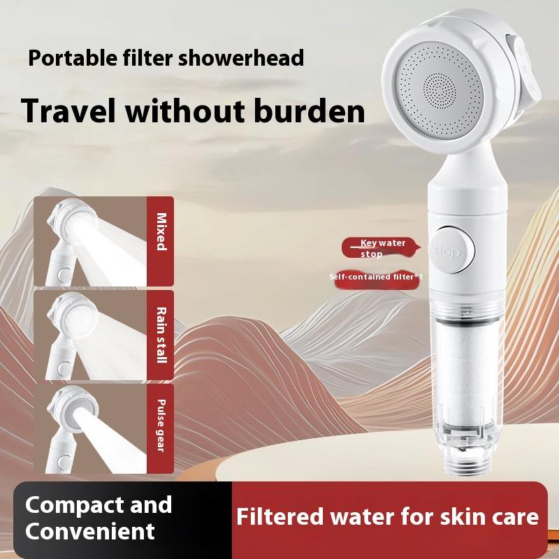 Premium Household Handheld Showerhead Set with 3 Spray Settings, Portable and Universal