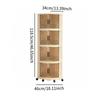 Clear Rolling Storage Cart Multifunctional Trolley Snack Organizer for Jewelry Book Dorm
