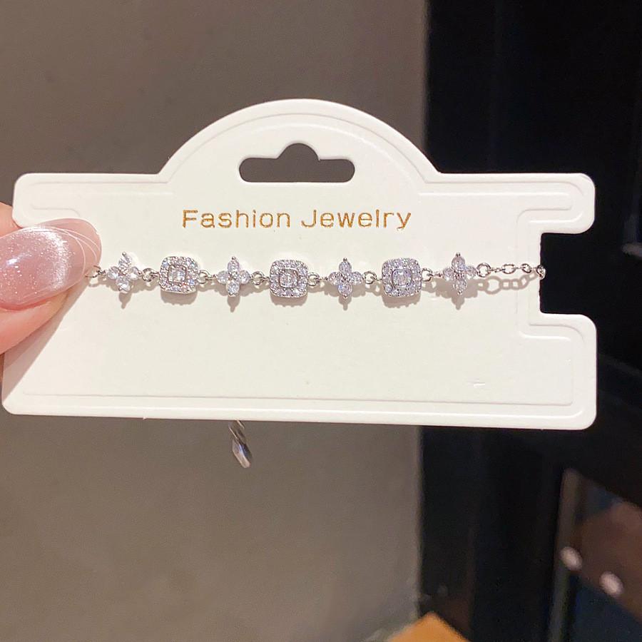 Floral Jewelry Bracelet With Gold Plating For Women Gift Occasion