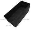 Nonwoven Felt Planting Bags Breathable Large Capacity Thickened Growing Pouch for Balcony Garden Farm 120x60x40cm Black