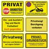 Mfoever Tin Sign Vintage Assorted Traffic Warning No Parking Tin Sign Set Retro European Bicycle Dog Fire Prohibition Metal Wall Art Rustic Saf