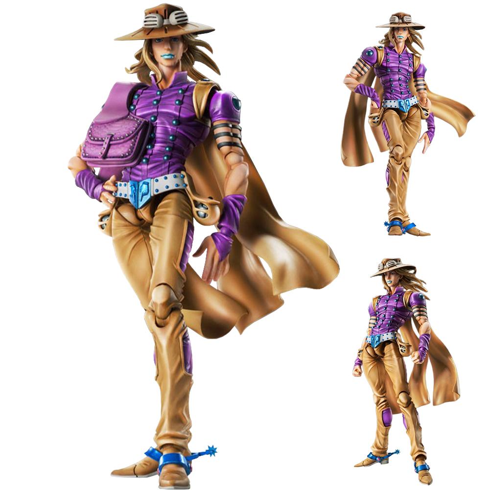 

Anime Figures Gyro Zeppeli Action Statue Adventure Collection Model Toys Gifts JOJO figure figurine doll removable Articulated Poseable Detailed Scale 16CM