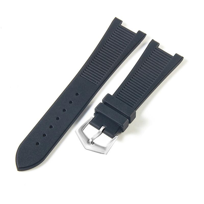 High Quality Silicone Rubber Watchband For Patek Philippe Nautilus Series 5711 5712 5980 Waterproof Watch Strap Bracelet Male