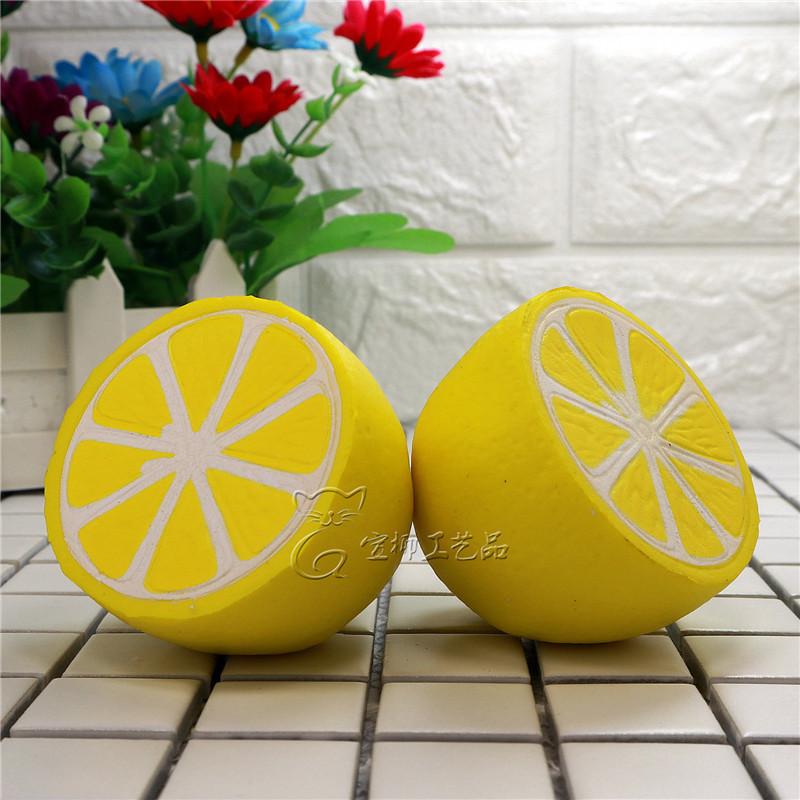 Lemon Squishy Slow Rising Scented Soft Bread Cake Squeeze Kids Grownups Stress Relief Toy