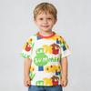 Boys' Short Sleeved T-shirt Summer Boys' Fashionable Printed Top High-quality Clothing For Children Aged 0-5