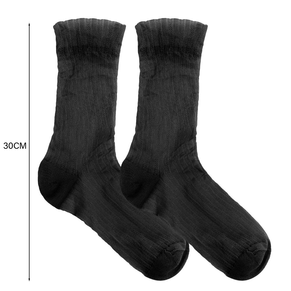 2026 New Women Summer Ultra-thin Socks Mesh Sexy Transparent Soft Short Socks Stretch High Elasticity Ankle Lolita JK Ice Socks One Size