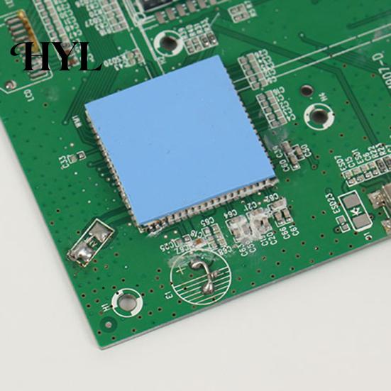 100 Stück 10 x 10 x 0,5 mm Kühlkörper-Silikon-Wärmeleitpad für GPU VGA IC