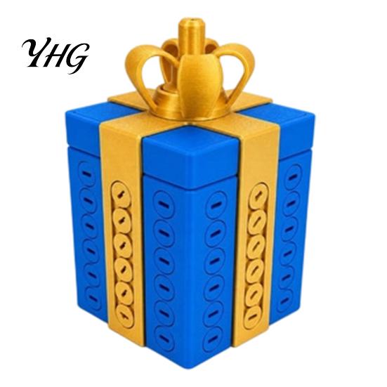 Novelty Surprising Box for Parties Annoying Prank Puzzle Gift Box, 3D Printed Reusable Cash & Card Fun Friends Holder, Hilarious Challenge Funny