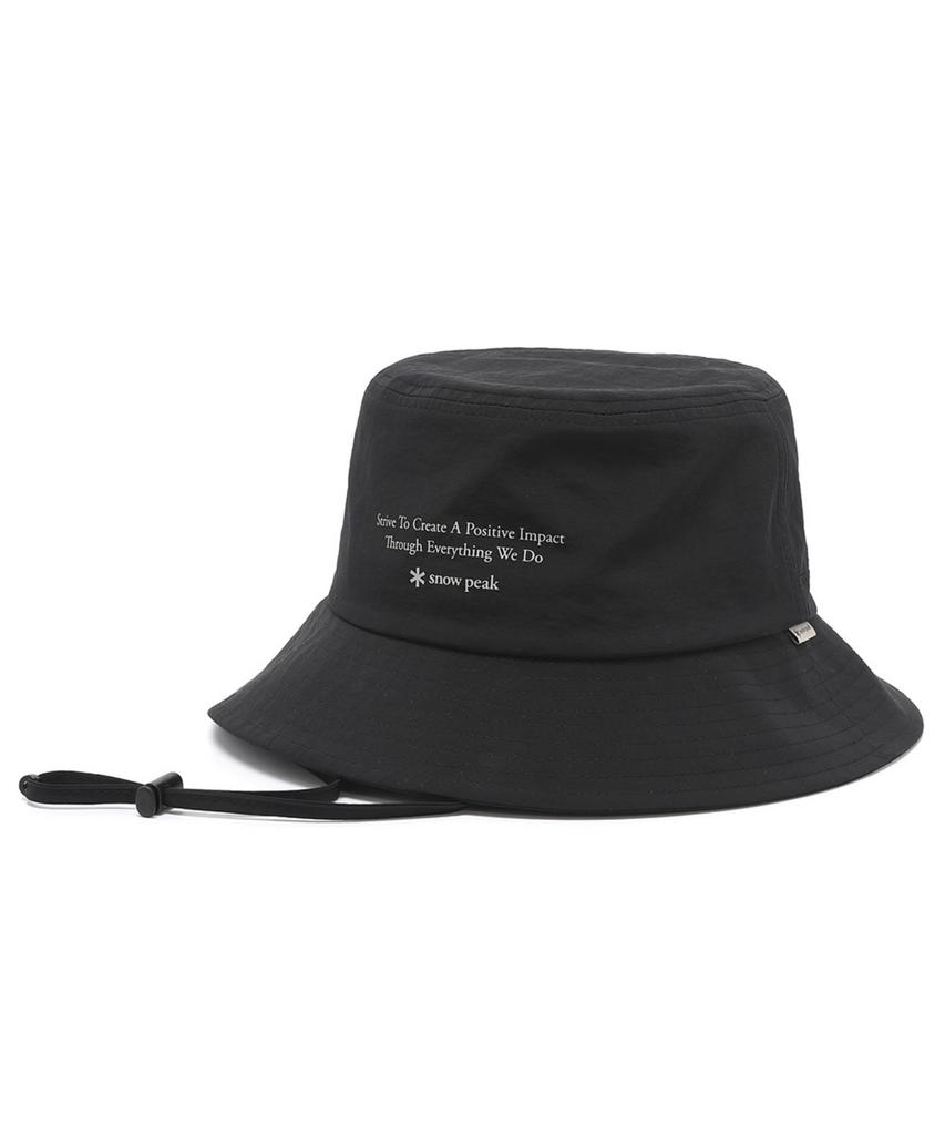 SNOWPEAK APPAREL Camp Hat (S26Zucha18) Black
